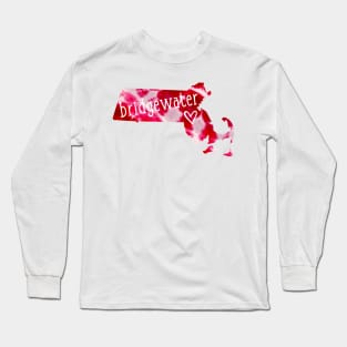 Tie Dye Bridgewater State University Long Sleeve T-Shirt